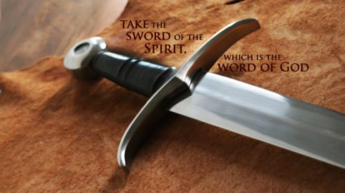 Ephesians 6:10 sword of the Spirit, rhema word