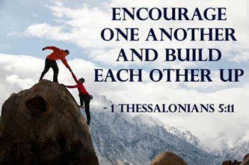 Encouraging words, 1 Thessalonians 5:11